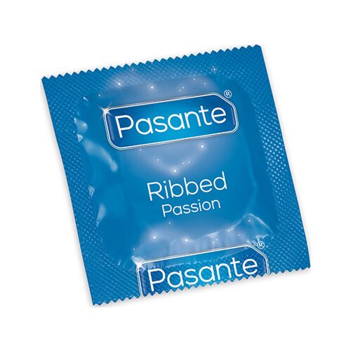 Preservatieven Pasante Ribbed Passion 144 stuks met ribbels