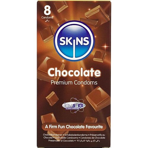 Condooms SKINS Chocolade - Premium 8-pack