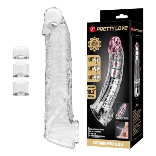 Verstelbare penisverlenger sleeve Pretty Love