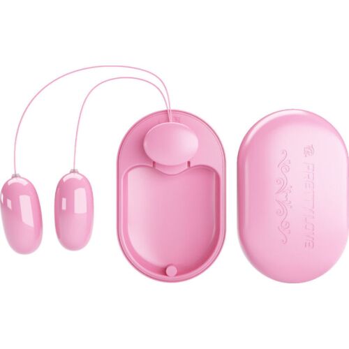 Bala vibradora Pretty Love Fun Box met 12 vibratiepatronen
