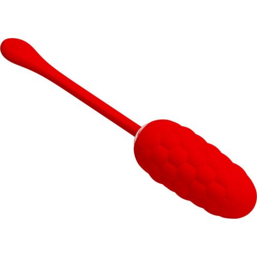 Huevo vibrador Pretty Love con textura marina y 12 funciones