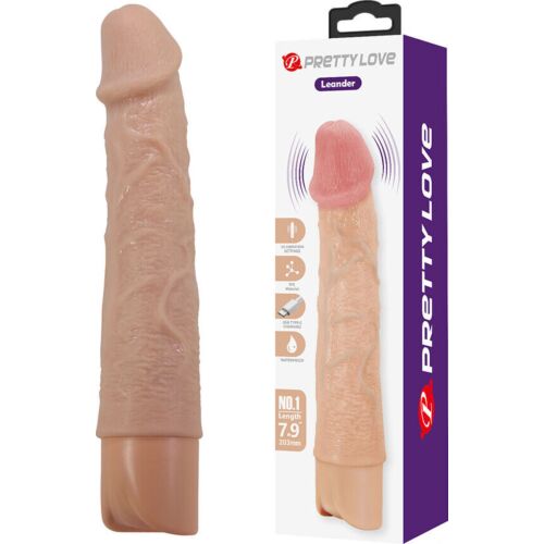 Vibrator Pretty Love Leander Flexibele Realistische