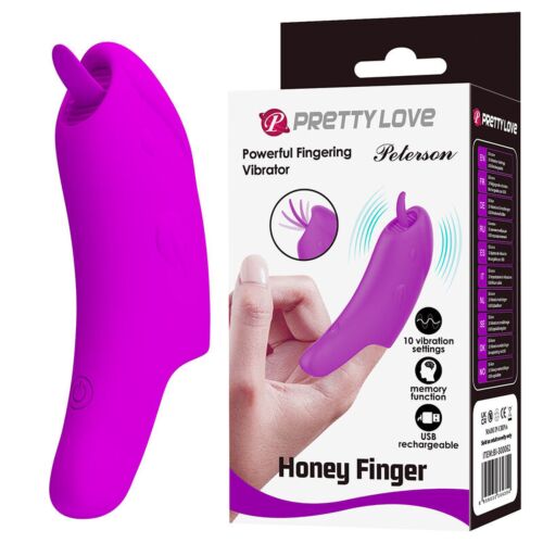 PRETTY LOVE PETERSON HONEY Vinger Vibrator