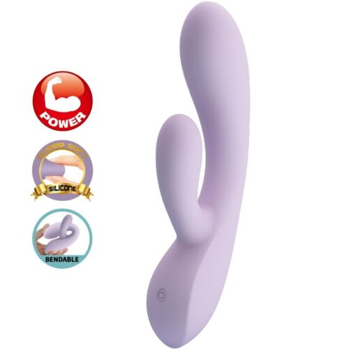 Vibrator HIGH TECH PRETTY LOVE ROSOLYN Rabbit met multi-vibratie