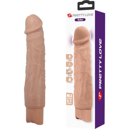 Dildo Pretty Love Rufus met krachtige vibraties