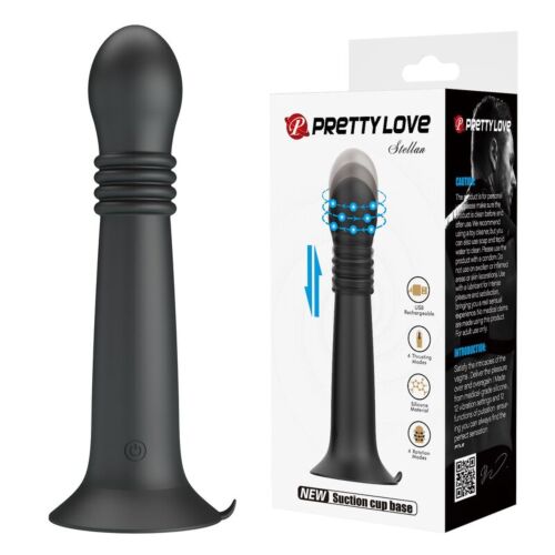 PRETTY LOVE STELLA USB Oplaadbare Roterende en Stotende Vibrator