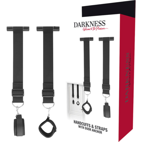 Esposas de fijación DARKNESS Bondage voor de deur
