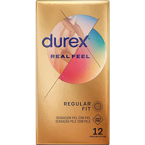 Condooms DUREX Echt Gevoel 12 stuks zonder latex