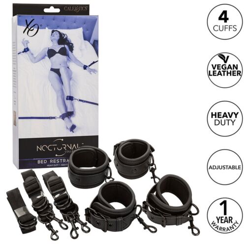 Sets Bondage CALEXOTICS Nocturnal Bed Restraints