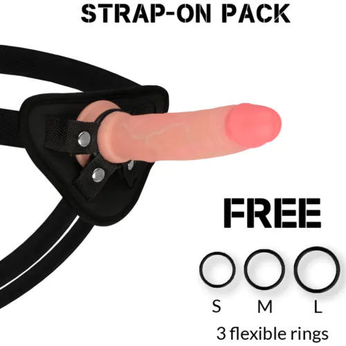 Dildo Rock Army Avenger 19cm met Harness