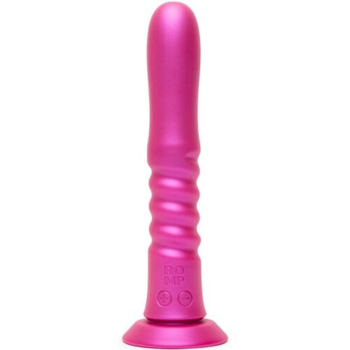 ROMP Jiggle vibrator met zuignap in roze kleur