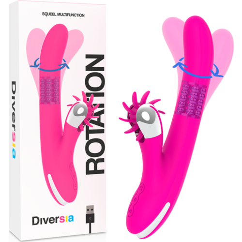 Vibrador Rabbit Diversia Bunny Rotation 24 cm met rotatie