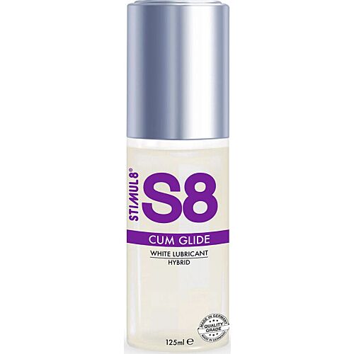 Lubricant STIMUL8 S8 Cum Glide 125 ml voor gevoelige huid