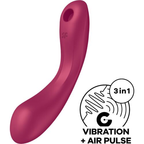 Zuigstimulator SATISFYER CURVE TRINITY 1 met 3 functies