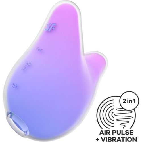 Suction Vibrator Satisfyer Mermaid Vibes met Air Pulse functie