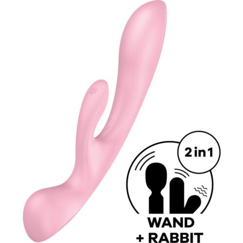 Vibrador Rabbit Satisfyer Triple Oh met 3 motoren