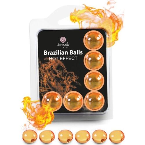 SET 6 BRAZILIAANSE BALLEN SECRETPLAY met Warmte-effect