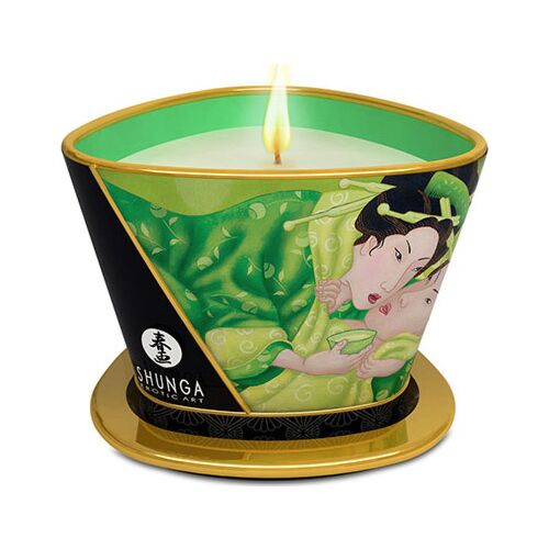 Massagekaars SHUNGA Mini Caress met groene thee aroma