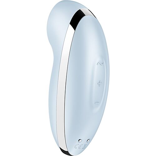 Vibrator Satisfyer Tap & Climax 2 Blauw Intense Plezier