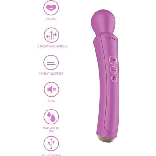 Vibrador WAND XOCOON THE CURVED WAND met krachtige vibraties
