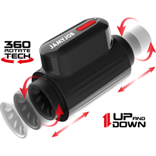 Masturbator JAMYJOB VORTEX met Turbo modus en Rotatie