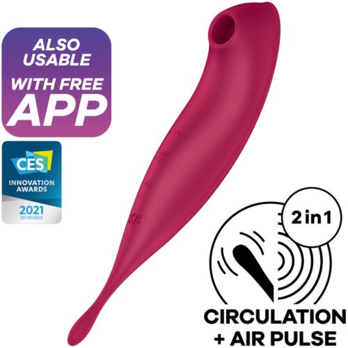 TwirlSuck Vibrator Wand Roze