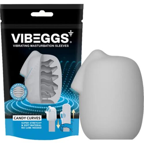 Manga masturbatora Vibeggs Candy Curves met vibratie