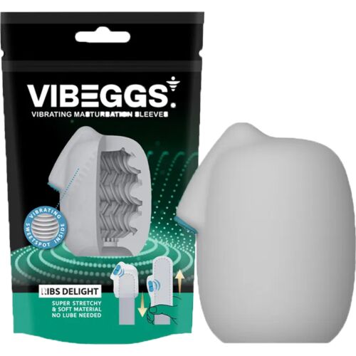 Manga masturbatora Vibeggs Rib Delight met vibratie