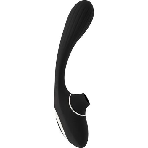 Vibrator S Pleasures Dual Suction met zuigfunctie