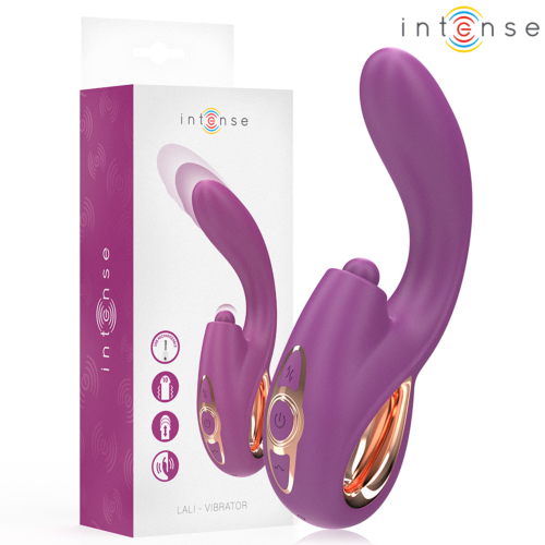 Vibrator INTENSE LALI met stootbeweging en stimulatie