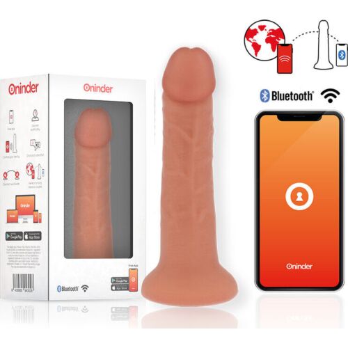 Vibrator ONINDER Bogotá 20 cm met APP-controle