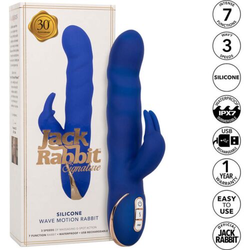 Vibrador Rabbit CALEXOTICS Jack met golfbeweging
