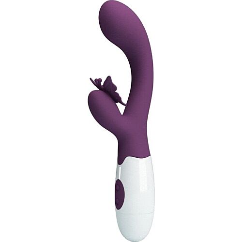 Vibrador Rabbit Pretty Love Butterfly Kiss met dubbele stimulatie