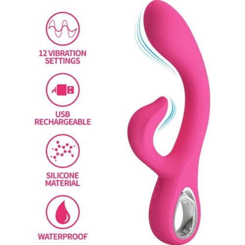 Vibrator Rabbit Pretty Love Fritz met 12 vibraties