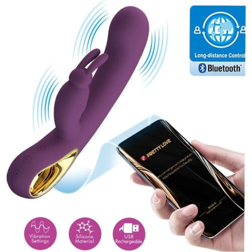 Vibrador Rabbit Pretty Love Liam met dubbele stimulatie