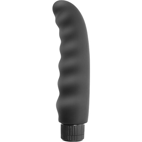 Vibrator S Pleasures Ripple Black met draairegelaar