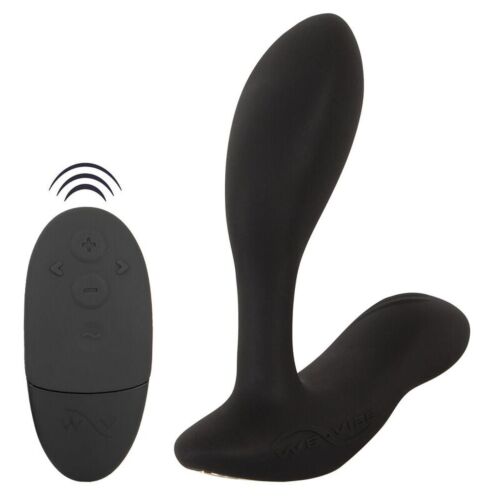 WE-VIBE VECTOR+ zwarte prostaatmassager met afstandsbediening