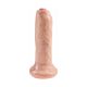 Dildo KING COCK 15 cm met beweegbare voorhuid