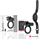 Penisring vibrator BLACK&SILVER AGRON met Watchme