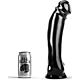 Dildo ALL BLACK DONG 33 cm stevige rechte schacht