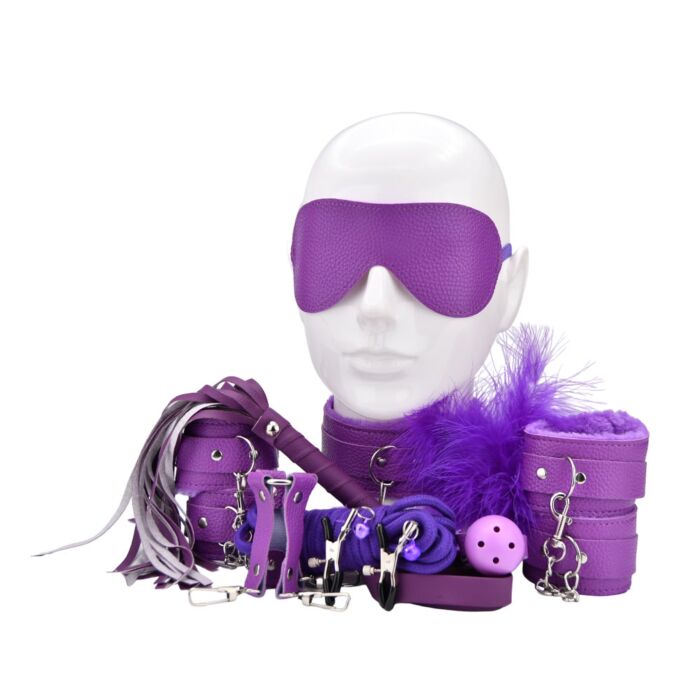 Bound to Play Bondage Kit Purple (11 Piece) Bound to Play Bondage Kit Purple (11 Piece)