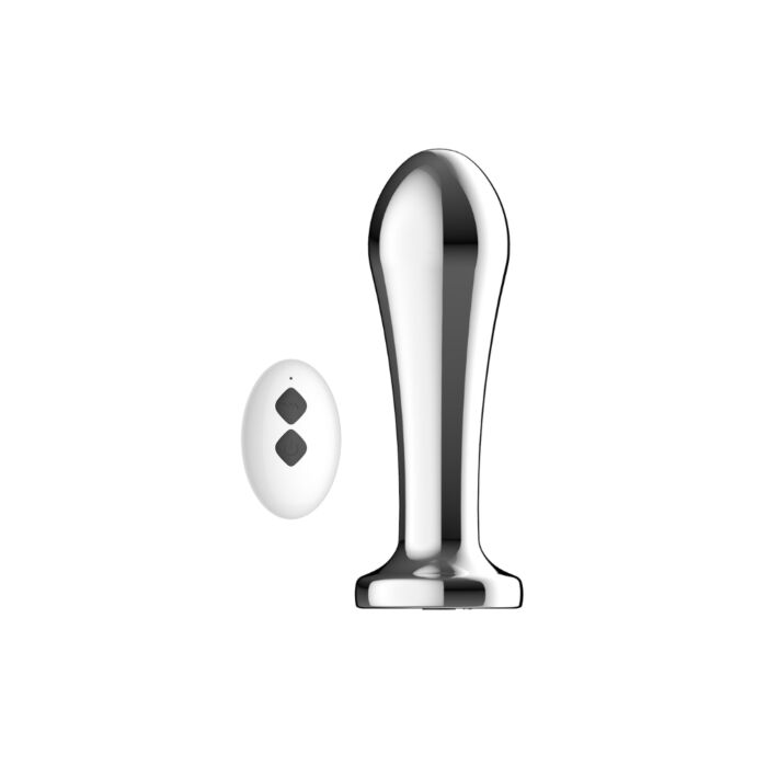 Toosh Remote Controlled Metal Vibrating Anal Plug Toosh Remote Controlled Metal Vibrating Anal Plug