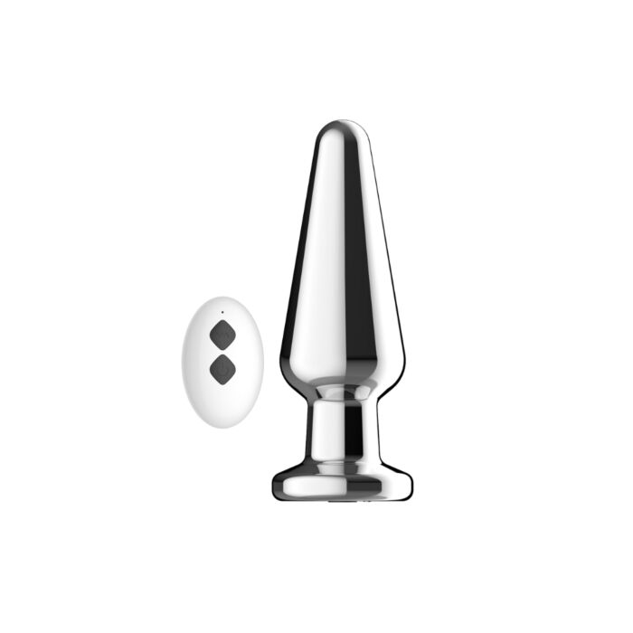 Toosh Remote Controlled Metal Vibrating Butt Plug Toosh Remote Controlled Metal Vibrating Butt Plug