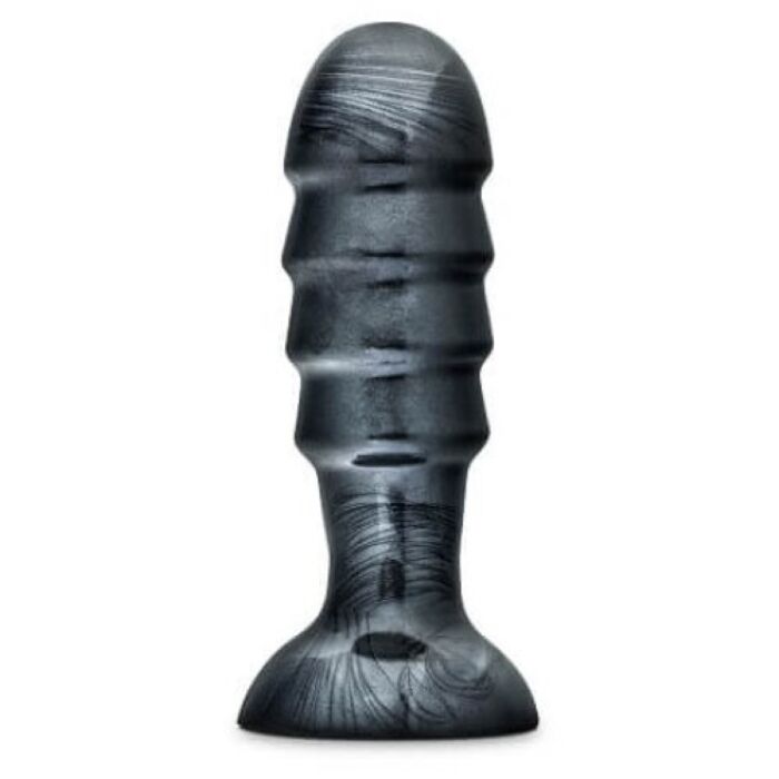 Grote geribbelde buttplug Blush Novelties Jet Bruiser 7,5 inch