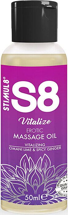 STIMUL8 S8 Vitalize erotische massageolie 50 ml STIMUL8 S8 Vitalize erotische massageolie 50 ml