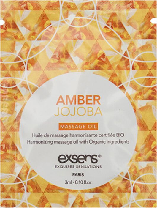 Exsens Amber Jojoba massageolie 3 ml Exsens Amber Jojoba massageolie 3 ml