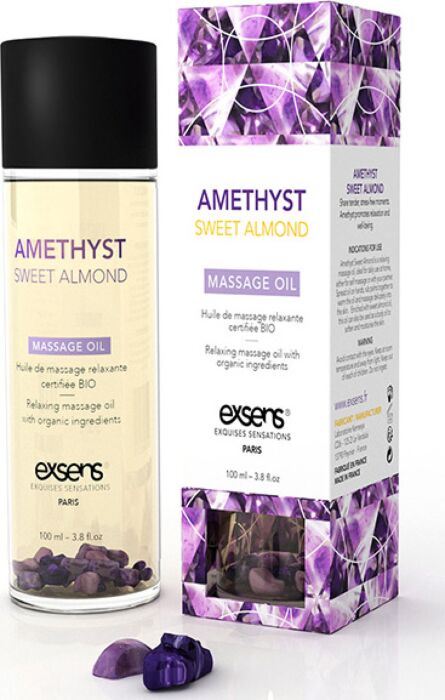 Exsens ontspannende massageolie met amethist 100 ml
