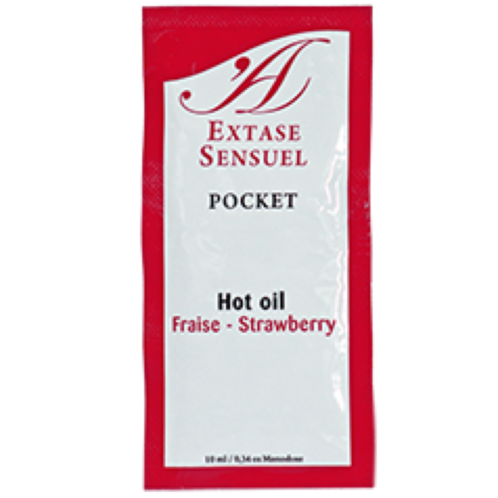 Massageolie Extase Sensual Aardbei met verwarmend effect Massageolie Extase Sensual Aardbei met verwarmend effect