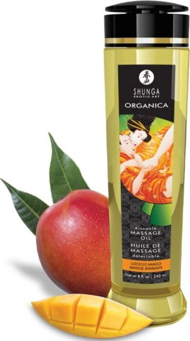 Aceite de Masaje Shunga Mango 240 ml | Orgánico Aceite de Masaje Shunga Mango 240 ml | Orgánico