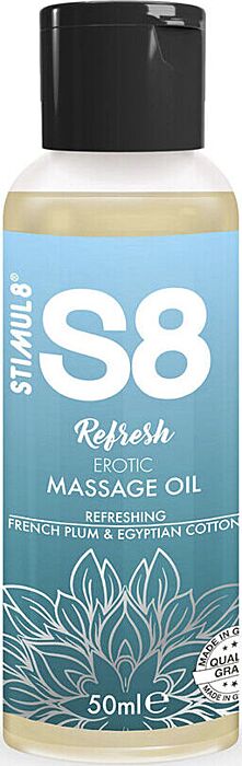 STIMUL8 S8 Refresh massageolie 50 ml STIMUL8 S8 Refresh massageolie 50 ml